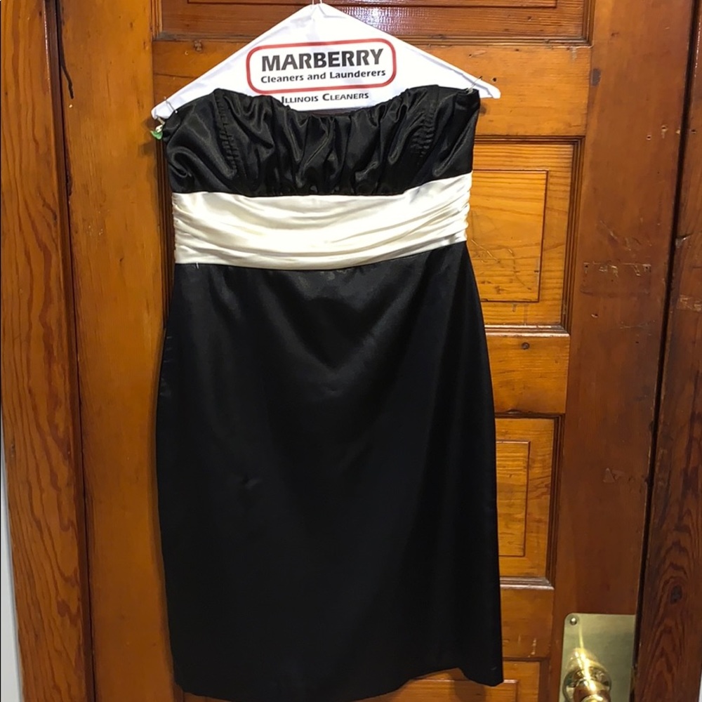 Black and white dress